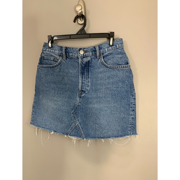 Reformation Denim Cherry Skirt - Picture 3 of 6